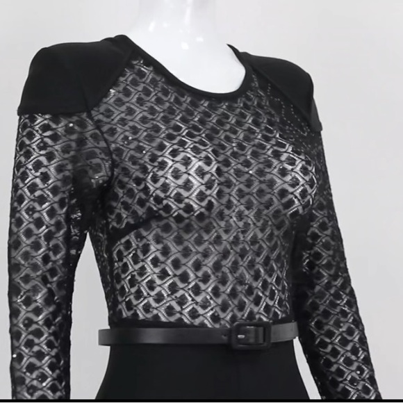 🎉Stand out Feather Belt Bodycon Jumpsuit Size S thru XXL - Picture 8 of 16